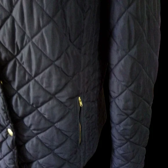 Crown & Ivy Black Quilted Puffer Jacket - Picture 2 of 4